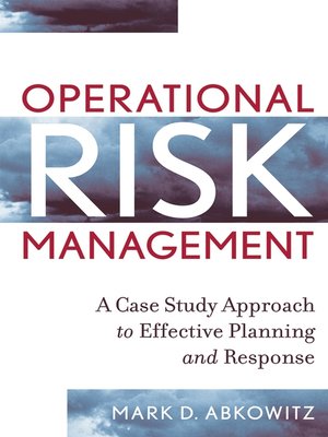 cover image of Operational Risk Management